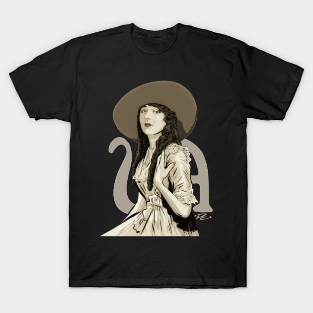 Mary Pickford - An illustration by Paul Cemmick T-Shirt by PLAYDIGITAL2020